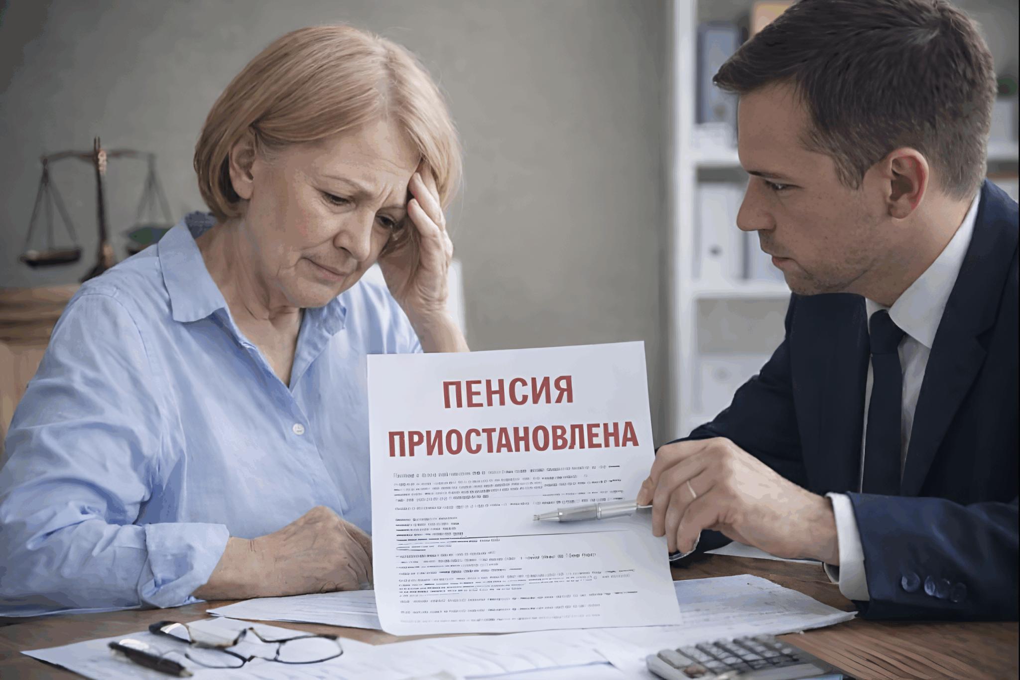 Прекращение выплаты страховой пенсии